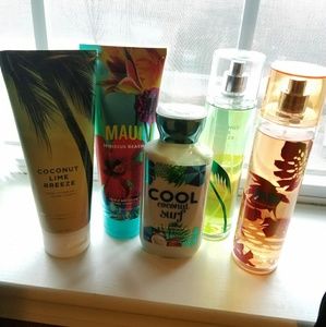 Bath and Body works products